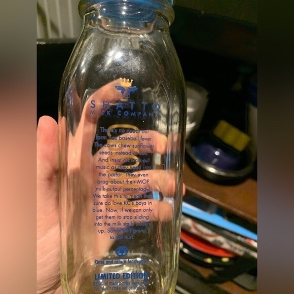 Shatto Milk 2015 Kansas City Royals Championship bottle. “Crown”. **Last One** - Picture 5 of 6